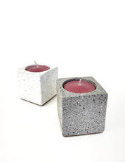 Square Sandstone Tealight Candle Holder