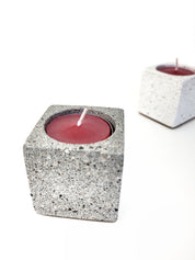 Square Sandstone Tealight Candle Holder
