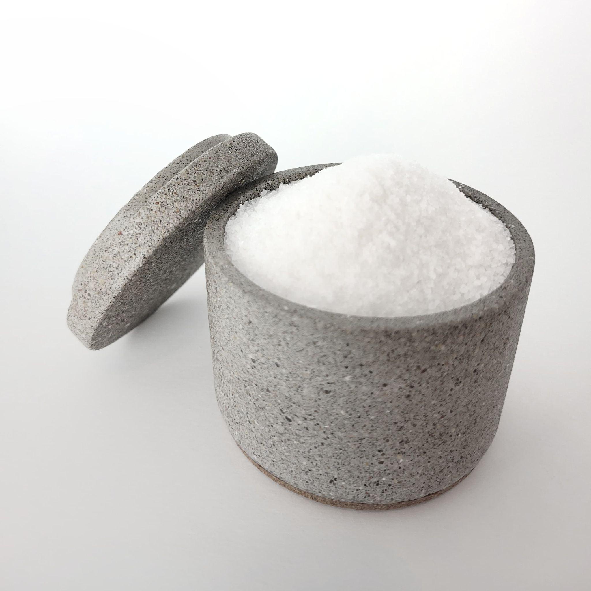 Sandstone Salt and Pepper cellar, Minimalist seasoning pot