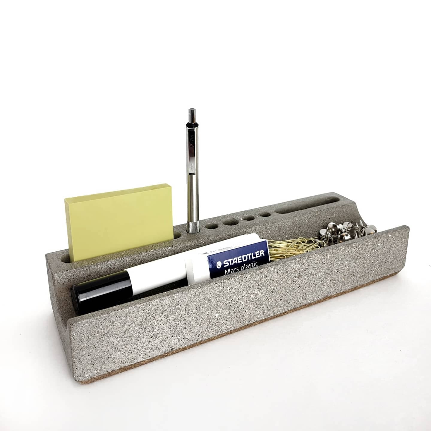 Sandstone Desk Organizer Pen Holder