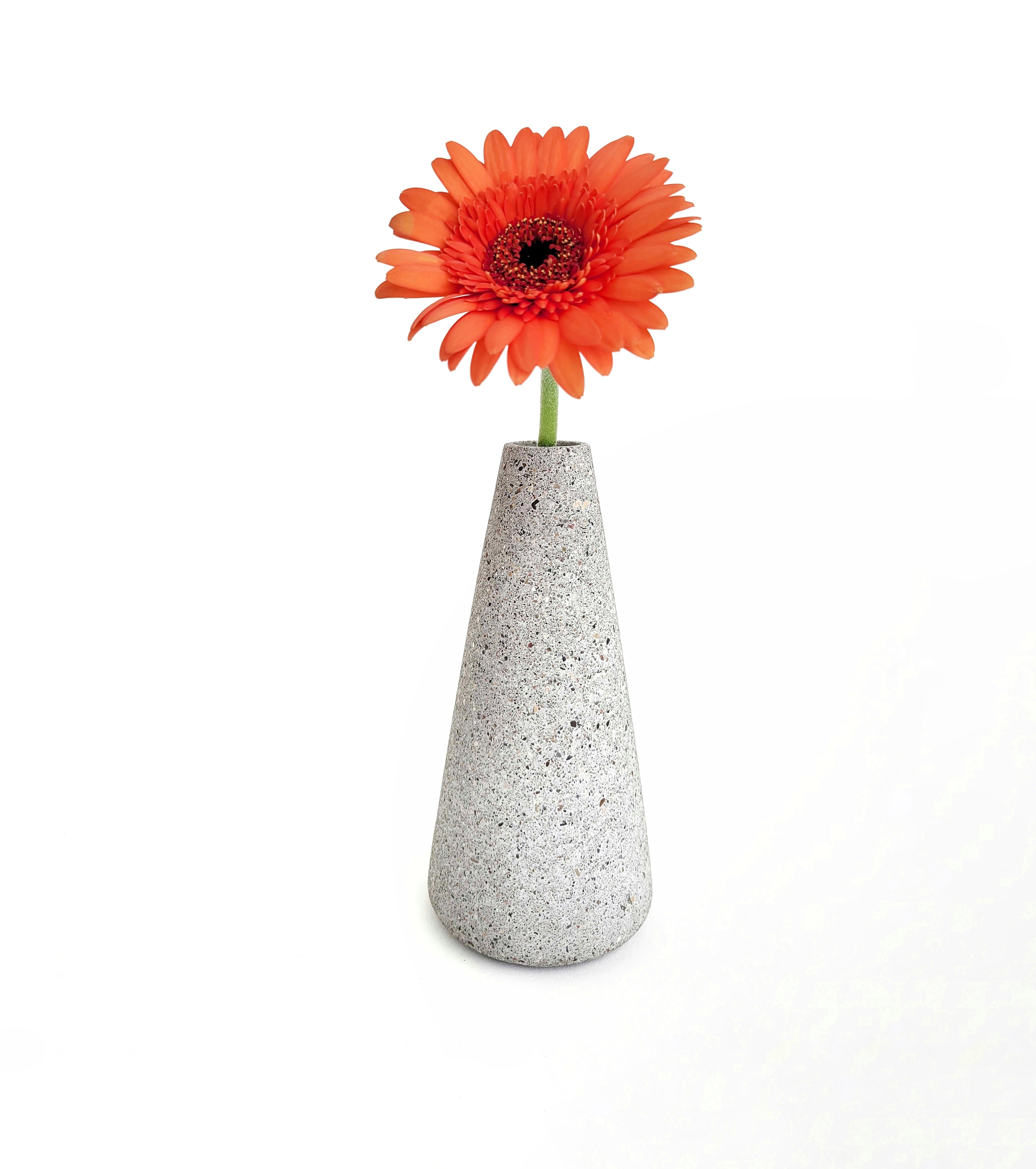 Sandstone Bud Vase Tall Taper
