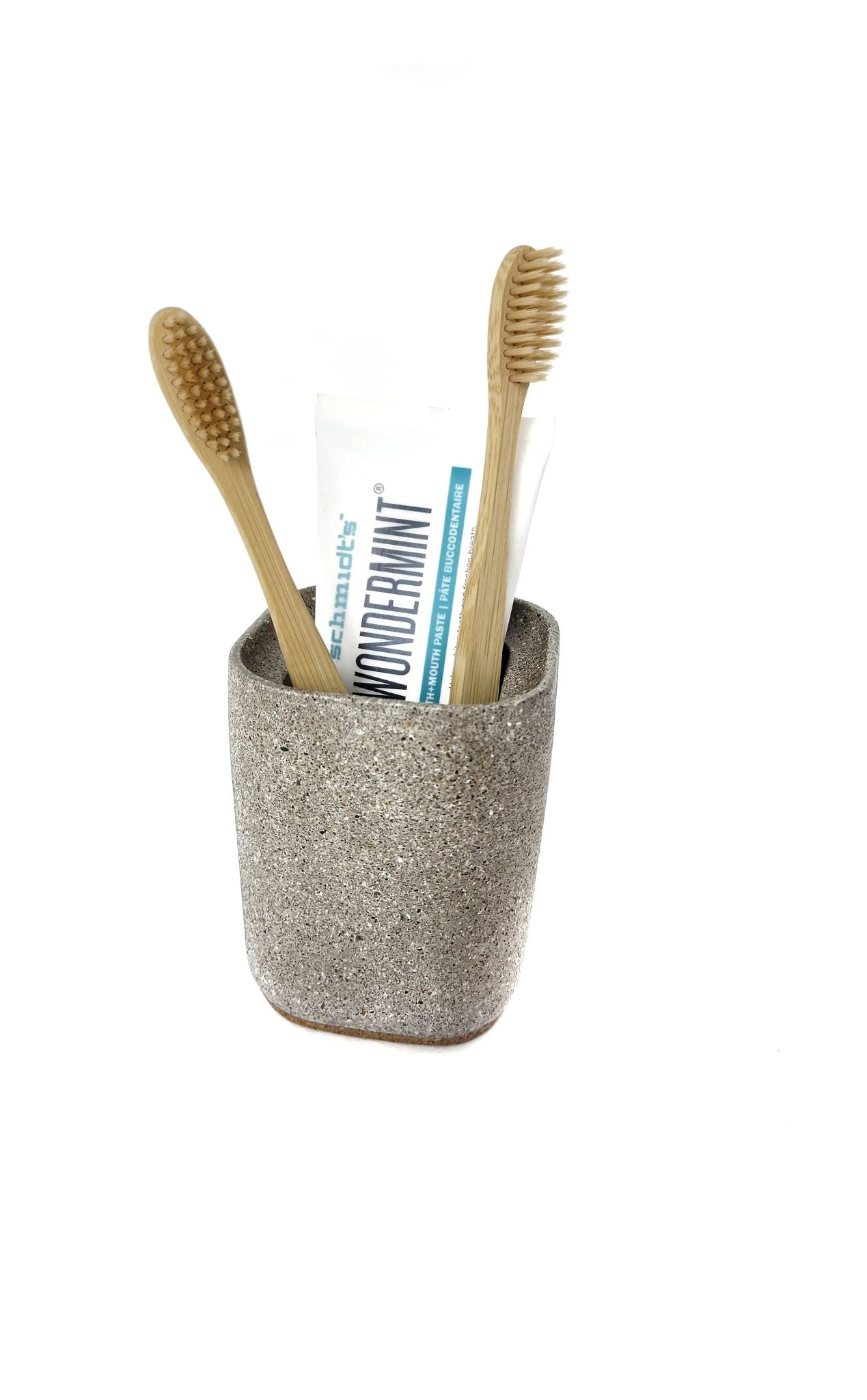 Sandstone Toothbrush and Toothpaste Holder Cup
