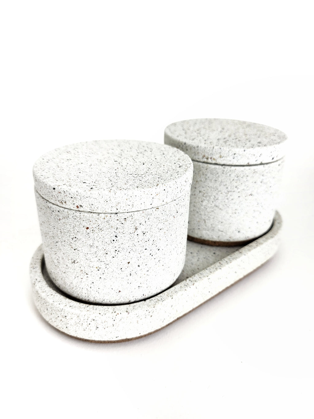 Sandstone Salt and Pepper Sets | Includes (FREE) Tray