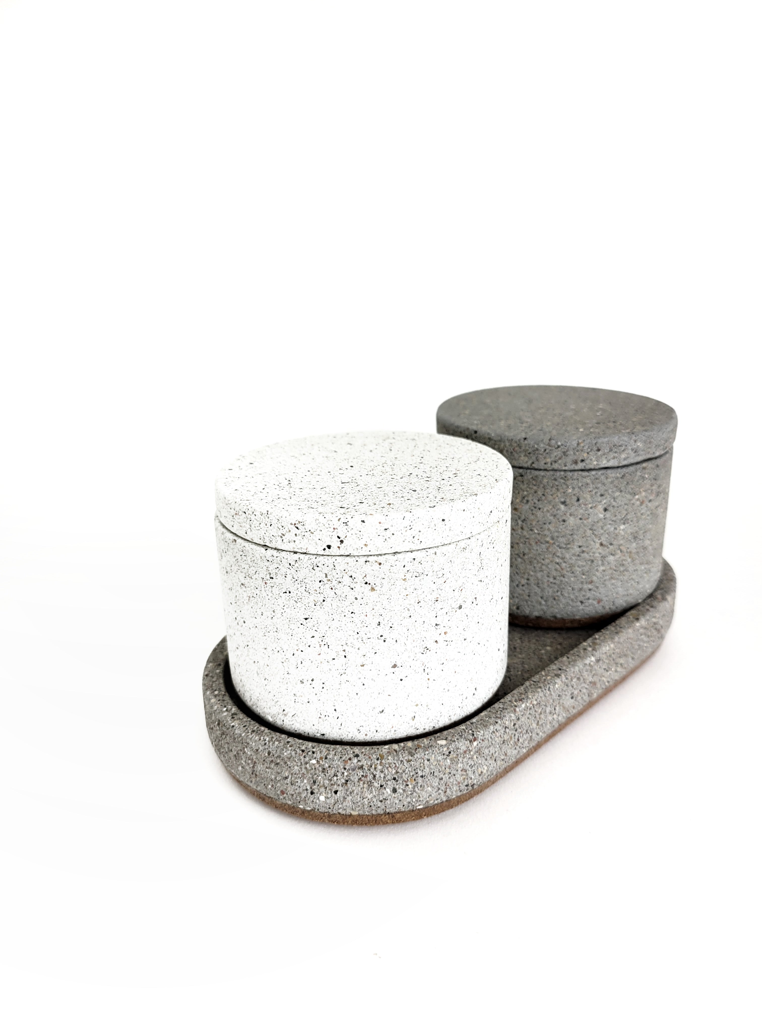 Sandstone Salt and Pepper Sets | Includes (FREE) Tray